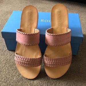 Jack Rogers Tinsley Suede Slide Size 10
